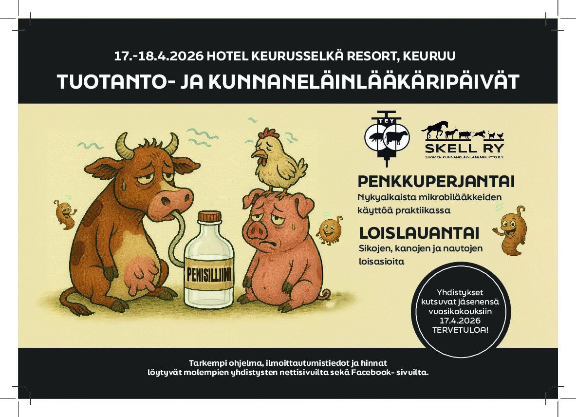 Tuotanto- ja kunnaneläinlääkäripäivät 2026